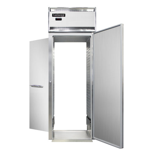 Continental DL1WI-SS-RT-E Full Height Insulated Roll Thru Heated Cabinet w/ (1) Rack Capacity, 208-230v/1ph-cityfoodequipment.com