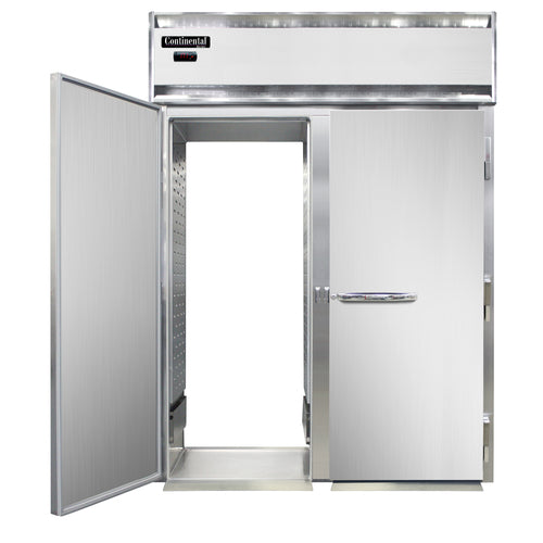 Continental DL2WI-RT Full Height Insulated Roll Thru Heated Cabinet W/ (1) Rack Capacity, 208-230v/1ph-cityfoodequipment.com