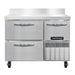 Continental FA43NBS-D 43" W Worktop Freezer w/ (2) Sections, (1) Door, (2) Drawers, 115v-cityfoodequipment.com