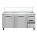 Continental PA68N 68" Pizza Prep Table w/ Refrigerated Base, 115v-cityfoodequipment.com