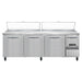 Continental PA93N 93" Pizza Prep Table w/ Refrigerated Base, 115v-cityfoodequipment.com