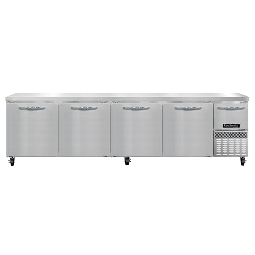 Continental RA118N 118" Worktop Refrigerator w/ (5) Sections, 115v-cityfoodequipment.com