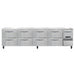 Continental RA118N-D 118" Worktop Refrigerator w/ (5) Sections, 115v-cityfoodequipment.com
