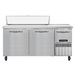 Continental RA68N12 68" Sandwich/salad Prep Table W/ Refrigerated Base, 115v-cityfoodequipment.com