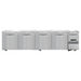 Continental RA118N-U 118" W Undercounter Refrigerator w/ (5) Sections & (5) Doors, 115v-cityfoodequipment.com