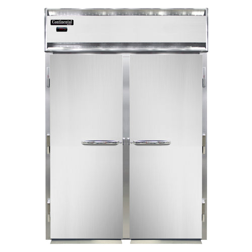 Continental DL2WI-SS-E Full Height Insulated Roll In Heated Cabinet w/ (1) Rack Capacity, 208-230v/1ph-cityfoodequipment.com