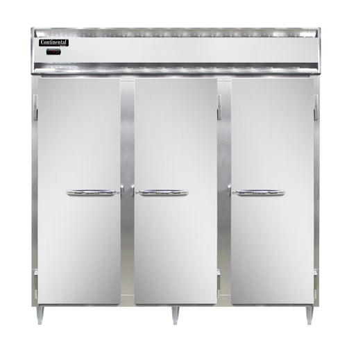 Continental DL3W-PT Full Height Insulated Mobile Heated Cabinet w/ (57) Pan Capacity, 208-230v/1ph-cityfoodequipment.com