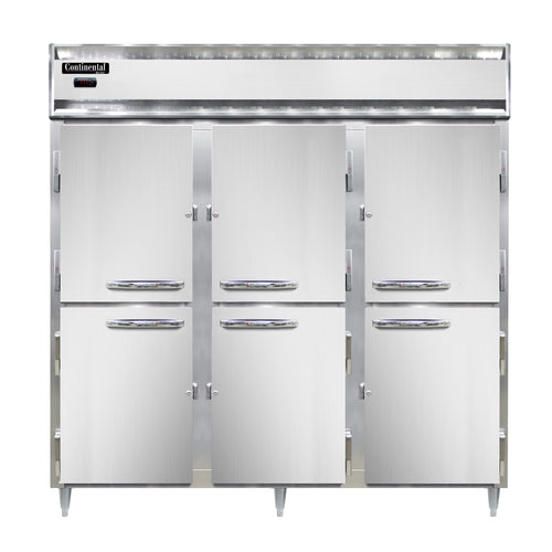 Continental DL3W-PT-HD Full Height Insulated Mobile Heated Cabinet w/ (45) Pan Capacity, 208-230v/1ph-cityfoodequipment.com