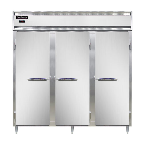 Continental DL3W-SA-PT Full Height Insulated Mobile Heated Cabinet w/ (57) Pan Capacity, 208-230v/1ph-cityfoodequipment.com