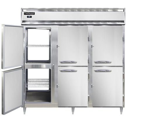 Continental DL3WE-PT-HD Full Height Insulated Mobile Heated Cabinet w/ (45) Pan Capacity, 208-230v/1ph-cityfoodequipment.com