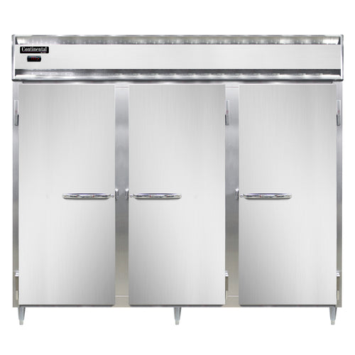 Continental DL3WE-SS Full Height Insulated Mobile Heated Cabinet w/ (57) Pan Capacity, 208-230v/1ph-cityfoodequipment.com