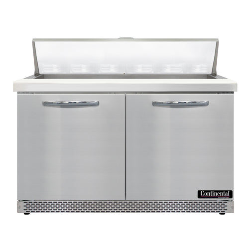 Continental D48N12-FB 48" Designer Line Sandwich/Salad Prep Table w/ Refrigerated Base, 115v-cityfoodequipment.com