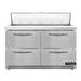 Continental D48N12-FB-D 48" Designer Line Sandwich/salad Prep Table W/ Refrigerated Base, 115v-cityfoodequipment.com