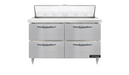 Continental D48N18M-D 48" Designer Line Sandwich/Salad Prep Table w/ Refrigerated Base, 115v-cityfoodequipment.com