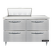 Continental D48N8-D 48" Designer Line Sandwich/Salad Prep Table w/ Refrigerated Base, 115v-cityfoodequipment.com