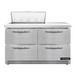 Continental D48N8-FB-D 48" Designer Line Sandwich/Salad Prep Table w/ Refrigerated Base, 115v-cityfoodequipment.com