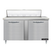 Continental D60N12 60" Designer Line Sandwich/Salad Prep Table w/ Refrigerated Base, 115v-cityfoodequipment.com