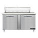 Continental D60N12C 60" Designer Line Sandwich/Salad Prep Table w/ Refrigerated Base, 115v-cityfoodequipment.com