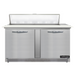 Continental D60N12C-FB 60" Designer Line Sandwich/Salad Prep Table w/ Refrigerated Base, 115v-cityfoodequipment.com