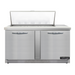 Continental D60N18M-FB 60" Designer Line Sandwich/Salad Prep Table w/ Refrigerated Base, 115v-cityfoodequipment.com