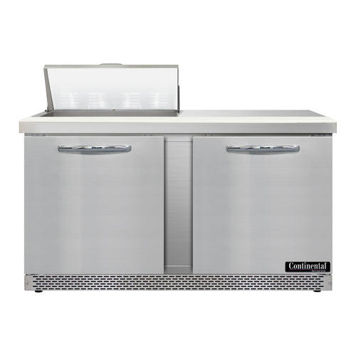 Continental D60N8-FB 60" Designer Line Sandwich/Salad Prep Table w/ Refrigerated Base, 115v-cityfoodequipment.com