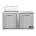 Continental D60N8-FB 60" Designer Line Sandwich/Salad Prep Table w/ Refrigerated Base, 115v-cityfoodequipment.com
