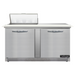 Continental D60N8C-FB 60" Designer Line Sandwich/Salad Prep Table w/ Refrigerated Base, 115v-cityfoodequipment.com