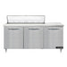 Continental D72N12 72" Designer Line Sandwich/Salad Prep Table w/ Refrigerated Base, 115v-cityfoodequipment.com