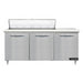 Continental D72N12C 72" Designer Line Sandwich/Salad Prep Table w/ Refrigerated Base, 115v-cityfoodequipment.com