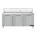 Continental D72N18 72" Designer Line Sandwich/Salad Prep Table w/ Refrigerated Base, 115v-cityfoodequipment.com