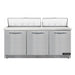 Continental D72N18-FB 72" Designer Line Sandwich/Salad Prep Table w/ Refrigerated Base, 115v-cityfoodequipment.com