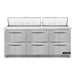 Continental D72N18-FB-D 72" Designer Line Sandwich/Salad Prep Table w/ Refrigerated Base, 115v-cityfoodequipment.com
