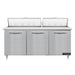 Continental D72N18C 72" Designer Line Sandwich/Salad Prep Table w/ Refrigerated Base, 115v-cityfoodequipment.com