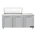 Continental D72N18M 72" Designer Line Sandwich/Salad Prep Table w/ Refrigerated Base, 115v-cityfoodequipment.com
