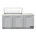 Continental D72N18M-FB 72" Designer Line Sandwich/Salad Prep Table w/ Refrigerated Base, 115v-cityfoodequipment.com