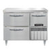 Continental DFA43NSS-D 43" W Worktop Freezer w/ (2) Sections, (1) Door, (2) Drawers, 115v-cityfoodequipment.com