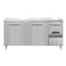 Continental DFA68NSS 68" W Worktop Freezer w/ (2) Sections & (2) Doors, 115v-cityfoodequipment.com