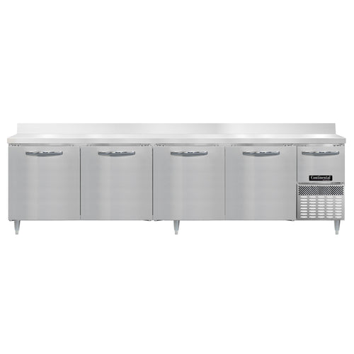 Continental DRA118NSSBS 118" Worktop Refrigerator w/ (5) Sections, 115v-cityfoodequipment.com