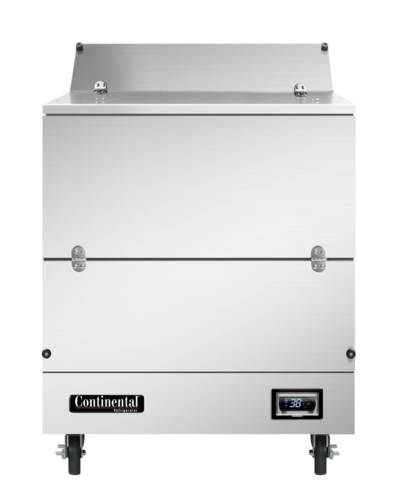 Continental MC3NSSD Milk Cooler W/ Dual Top & Side Access - (512) Half Pint Carton Capacity, 115v-cityfoodequipment.com