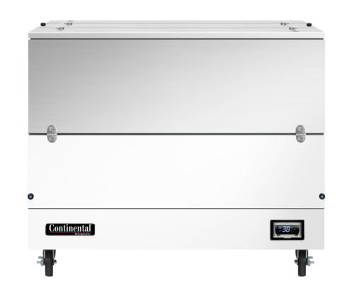 Continental MC4NDCW Milk Cooler W/ Dual Top & Side Access - (768) Half Pint Carton Capacity, 115v-cityfoodequipment.com