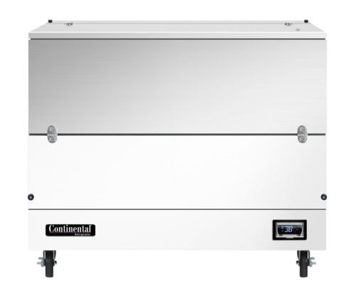 Continental MC4NSCW Milk Cooler W/ Top & Side Access - (768) Half Pint Carton Capacity, 115v-cityfoodequipment.com
