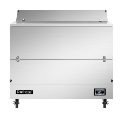 Continental MC4NSSD Milk Cooler W/ Dual Top & Side Access - (768) Half Pint Carton Capacity, 115v-cityfoodequipment.com