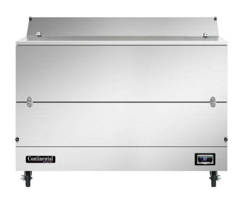Continental MC5NSSS Milk Cooler W/ Top & Side Access - (1024) Half Pint Carton Capacity, 115v-cityfoodequipment.com
