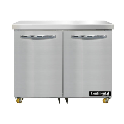 Continental DF36N-U 36" W Undercounter Freezer w/ (2) Sections & (2) Doors, 115v-cityfoodequipment.com
