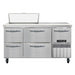 Continental RA60SN8-D 60" Sandwich/Salad Prep Table w/ Refrigerated Base, 115v-cityfoodequipment.com