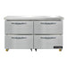 Continental D48N-U-D 48" W Undercounter Refrigerator w/ (2) Sections & (4) Drawers, 115v-cityfoodequipment.com