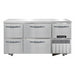 Continental RA60N-U-D 60" W Undercounter Refrigerator w/ (3) Sections, (1) Door, (4) Drawers, 115v-cityfoodequipment.com