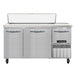 Continental RA60SN12 60" Sandwich/Salad Prep Table w/ Refrigerated Base, 115v-cityfoodequipment.com