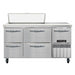 Continental RA60SN10-D 60" Sandwich/Salad Prep Table w/ Refrigerated Base, 115v-cityfoodequipment.com