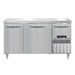 Continental DRA60NSS 60" Worktop Refrigerator w/ (3) Sections, 115v-cityfoodequipment.com